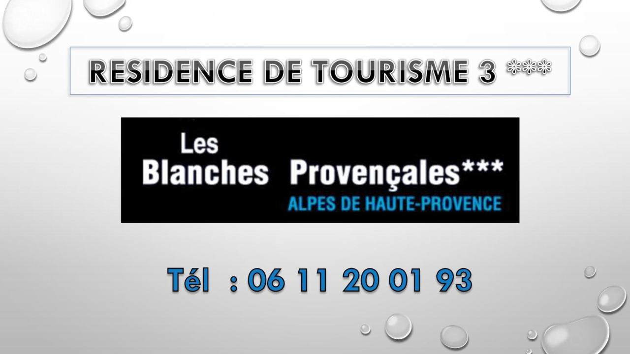 Les Blanches Provencales Bed and Breakfast Selonnet Εξωτερικό φωτογραφία